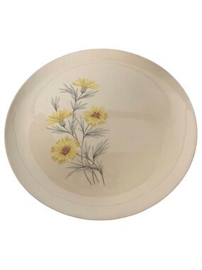 Taylor Smith &Taylor Ever Yours Golden Button 10" Dinner Plates. Pre owned